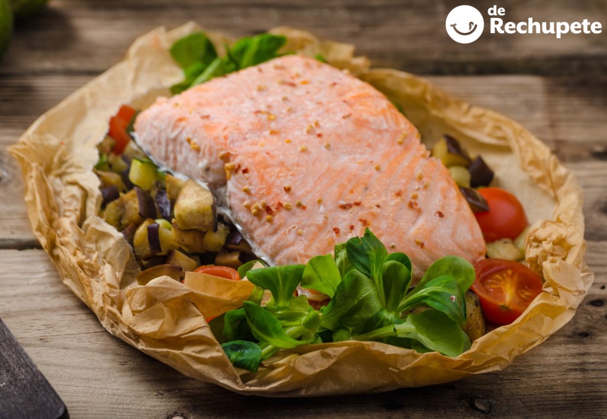 Salmón al microondas