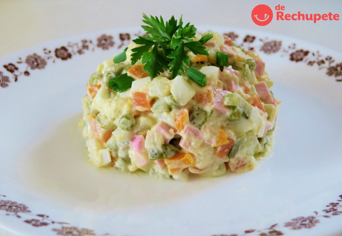 Ensalada de gallina. Receta venezolana fácil y deliciosa