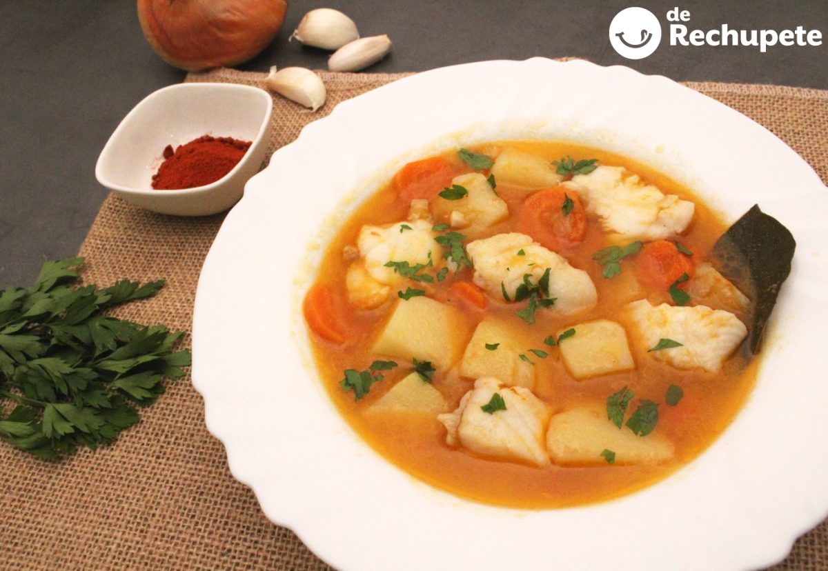 Sopa de rape. Receta casera, fácil y deliciosa