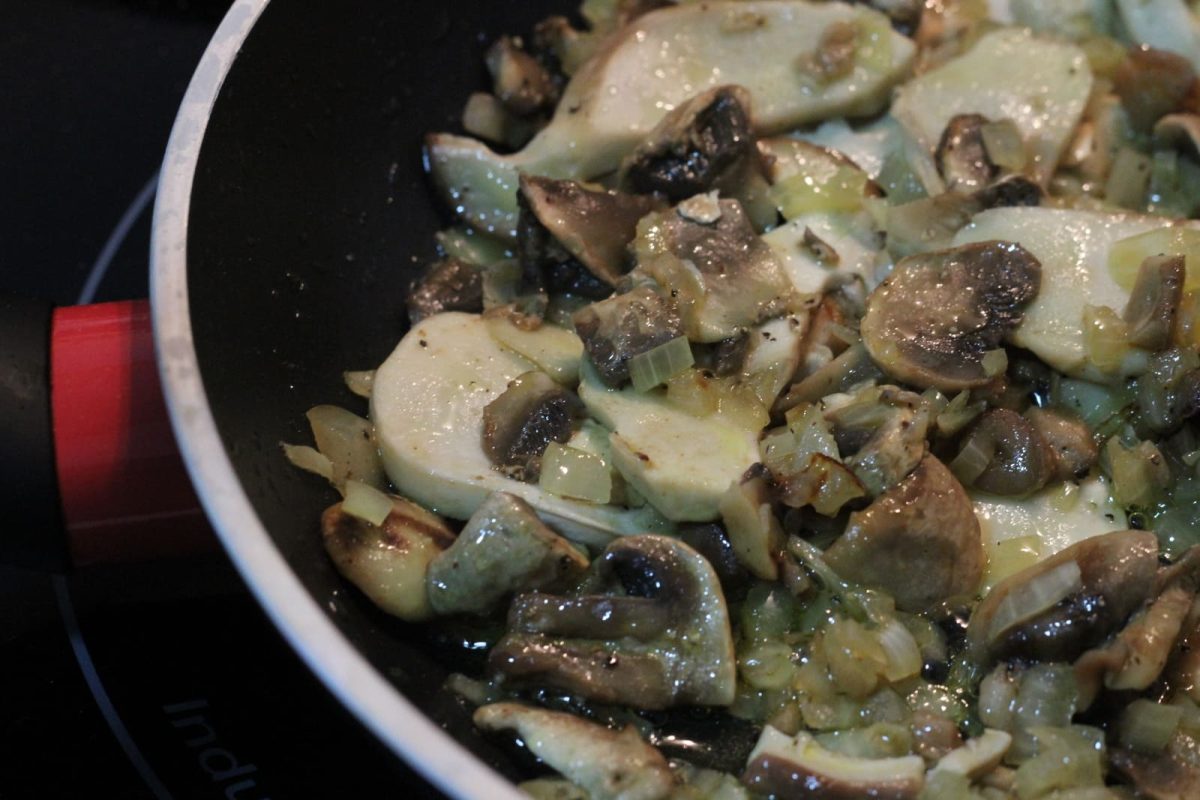 tortilla de boletus paso 10