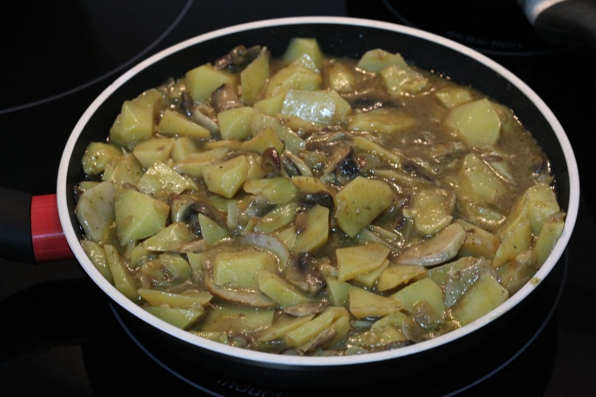 tortilla de boletus paso 16