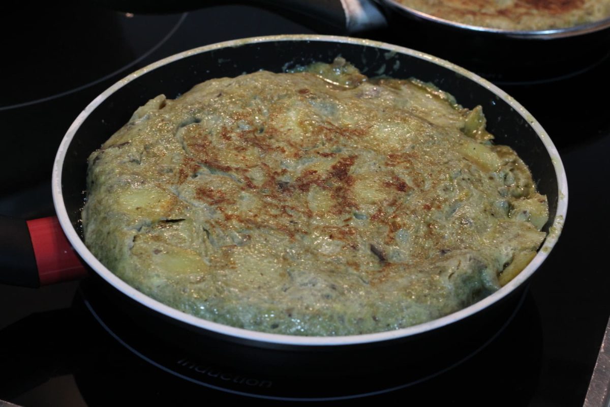 tortilla de boletus paso 18