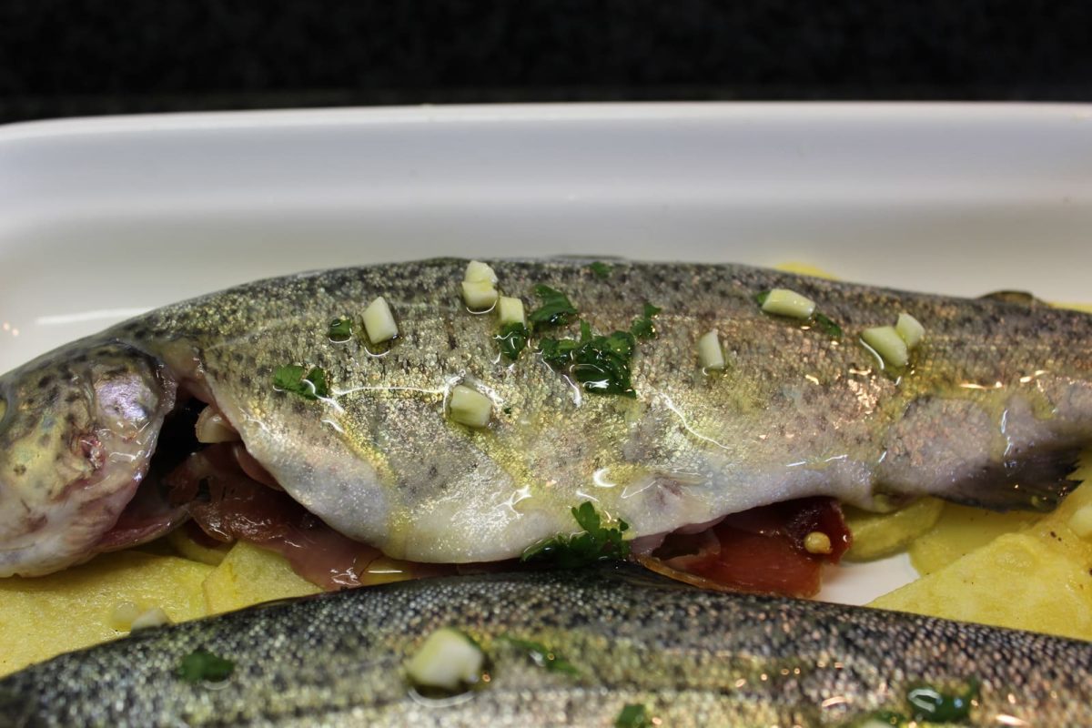 trucha rellena con jamón paso 7