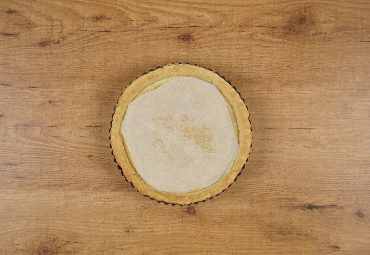 Quiche de espinacas y queso de cabra con masa quebrada casera