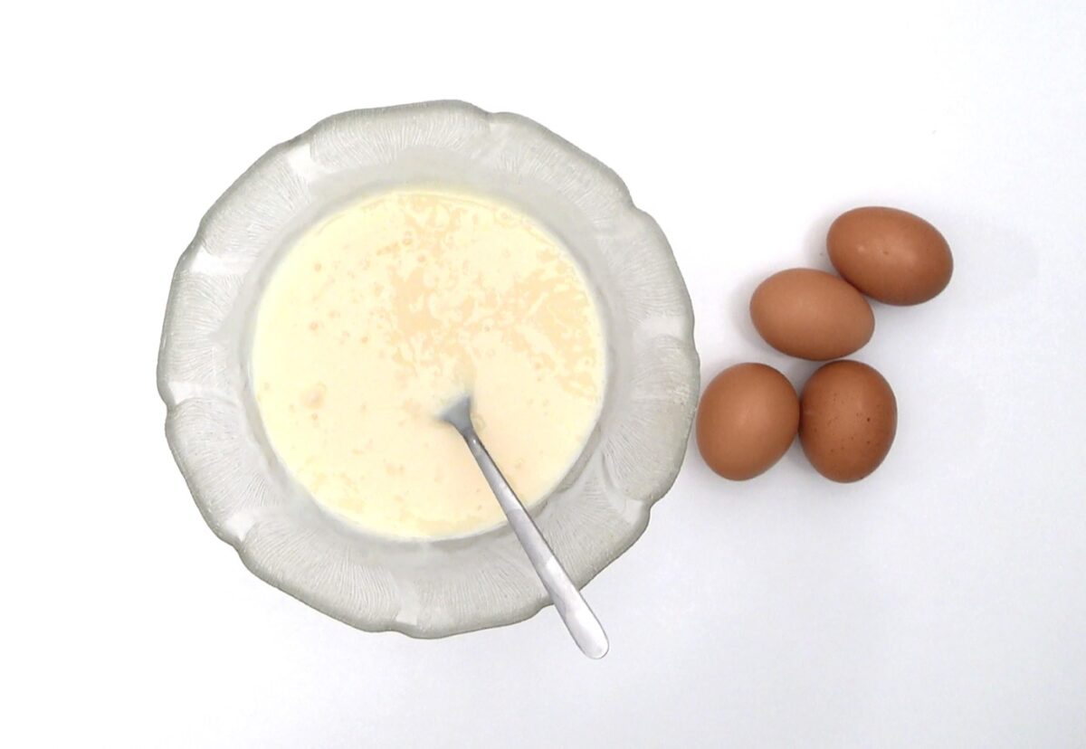 Bizcocho de leche condensada. Tradicional y con Thermomix