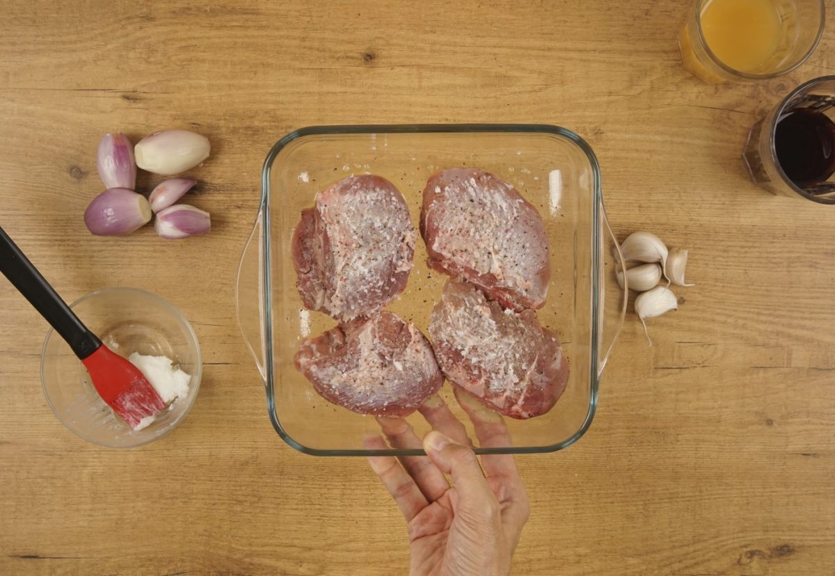 Carrilleras de cerdo al horno