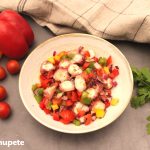 Ensalada de pulpo con verduras. Una receta saludable y sencilla