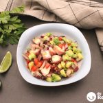 Ensalada de pulpo y aguacate paso a paso