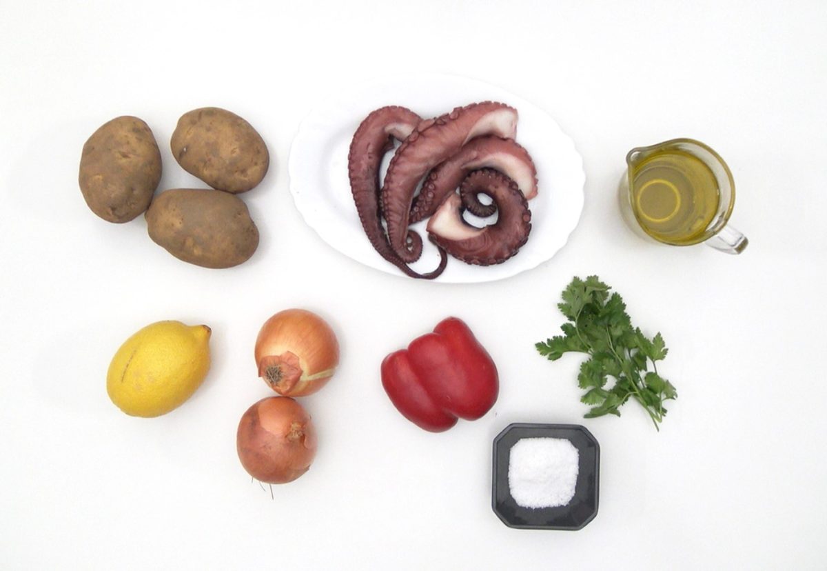 Cómo hacer una ensalada de pulpo y patata