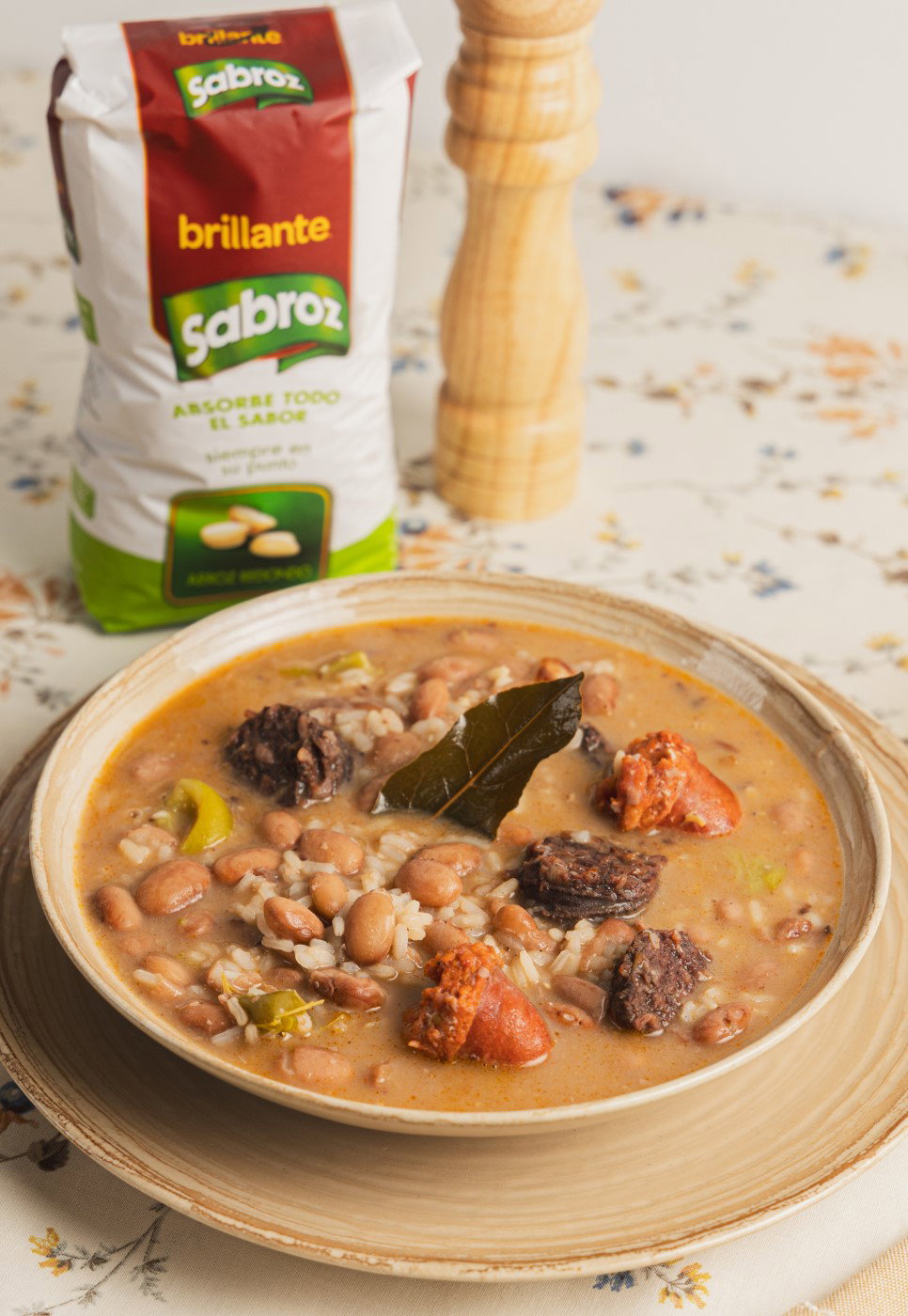 Judías pintas con arroz