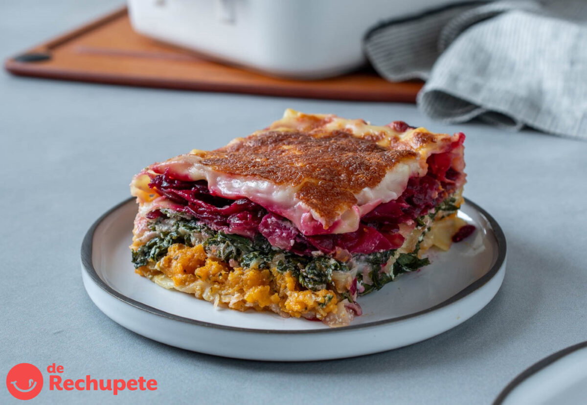 Lasaña arcoíris. Una receta llena de sabor y verduras