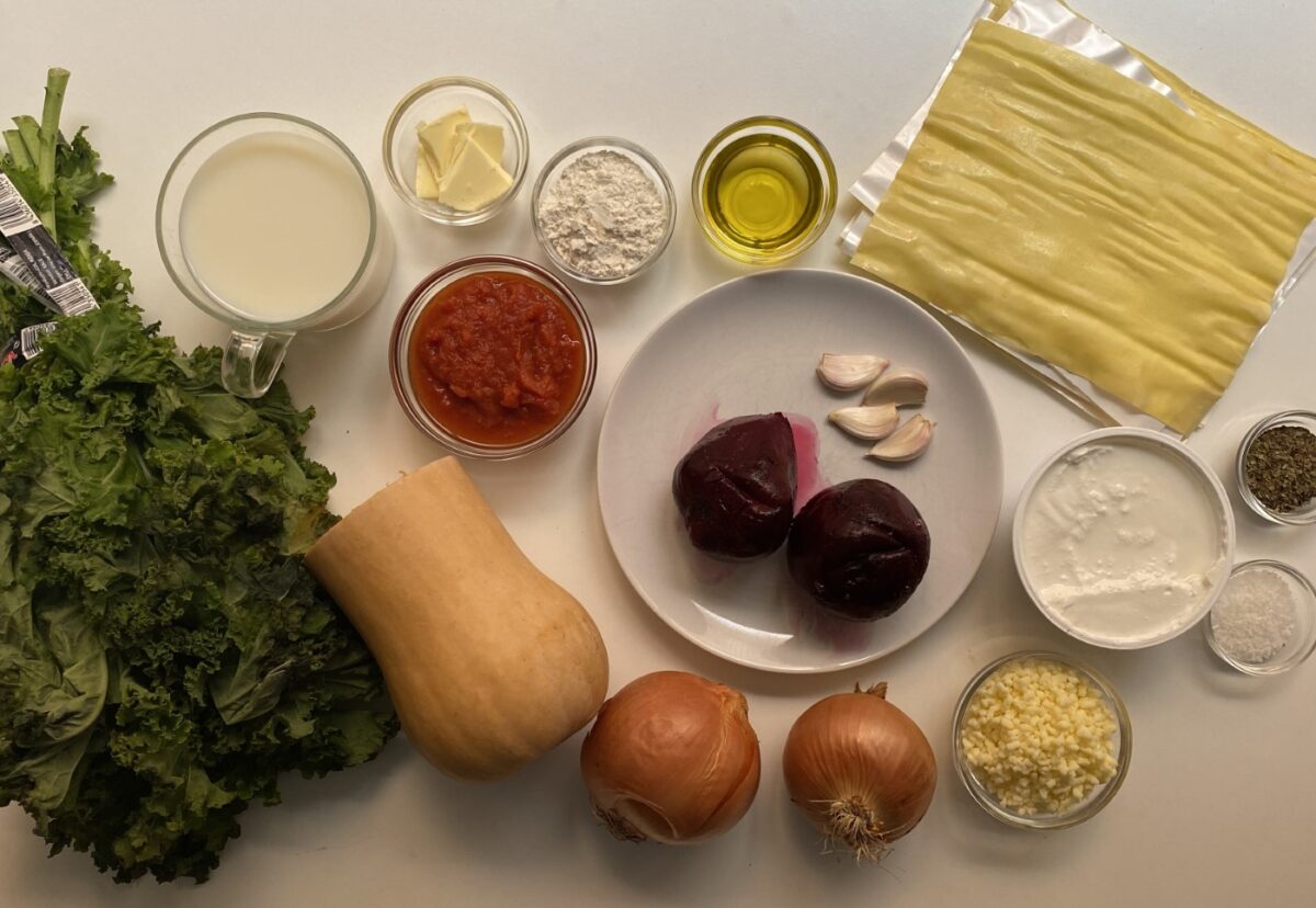 Lasaña arcoíris. Una receta llena de sabor y verduras