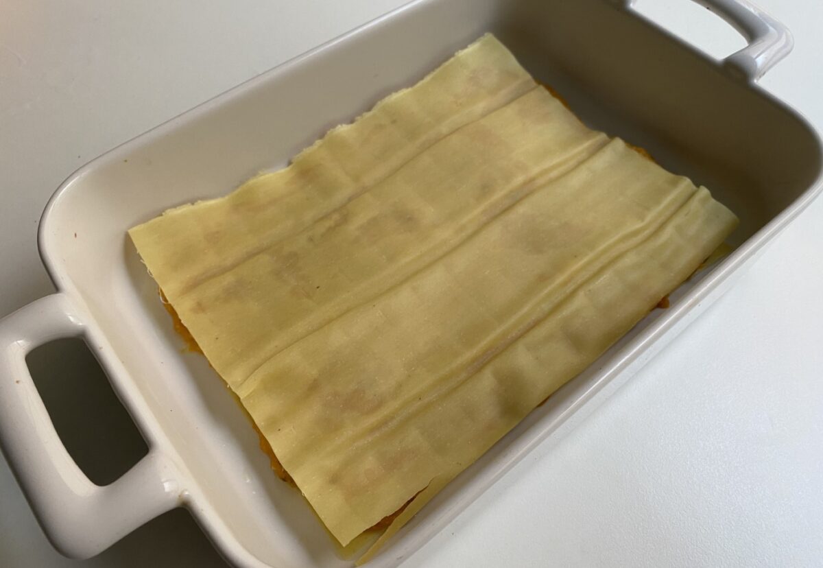 Lasaña arcoíris. Una receta llena de sabor y verduras