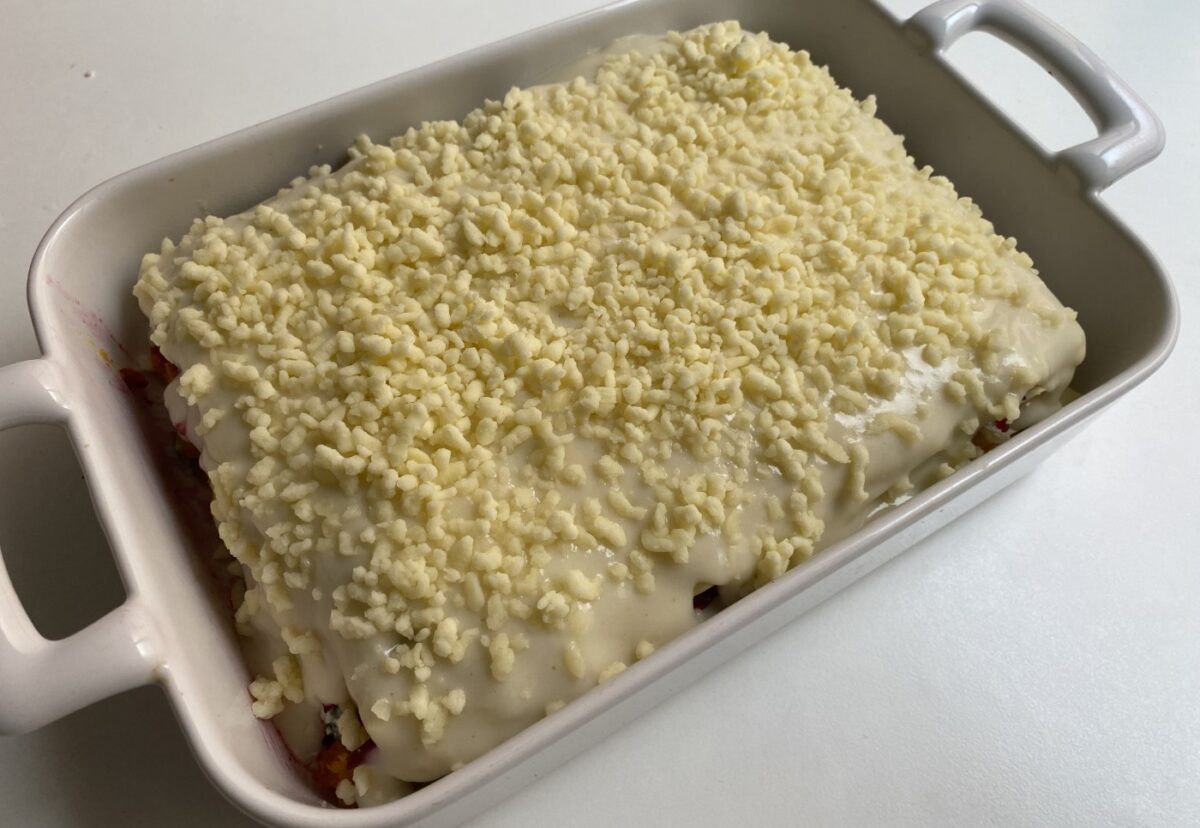 Lasaña arcoíris. Una receta llena de sabor y verduras