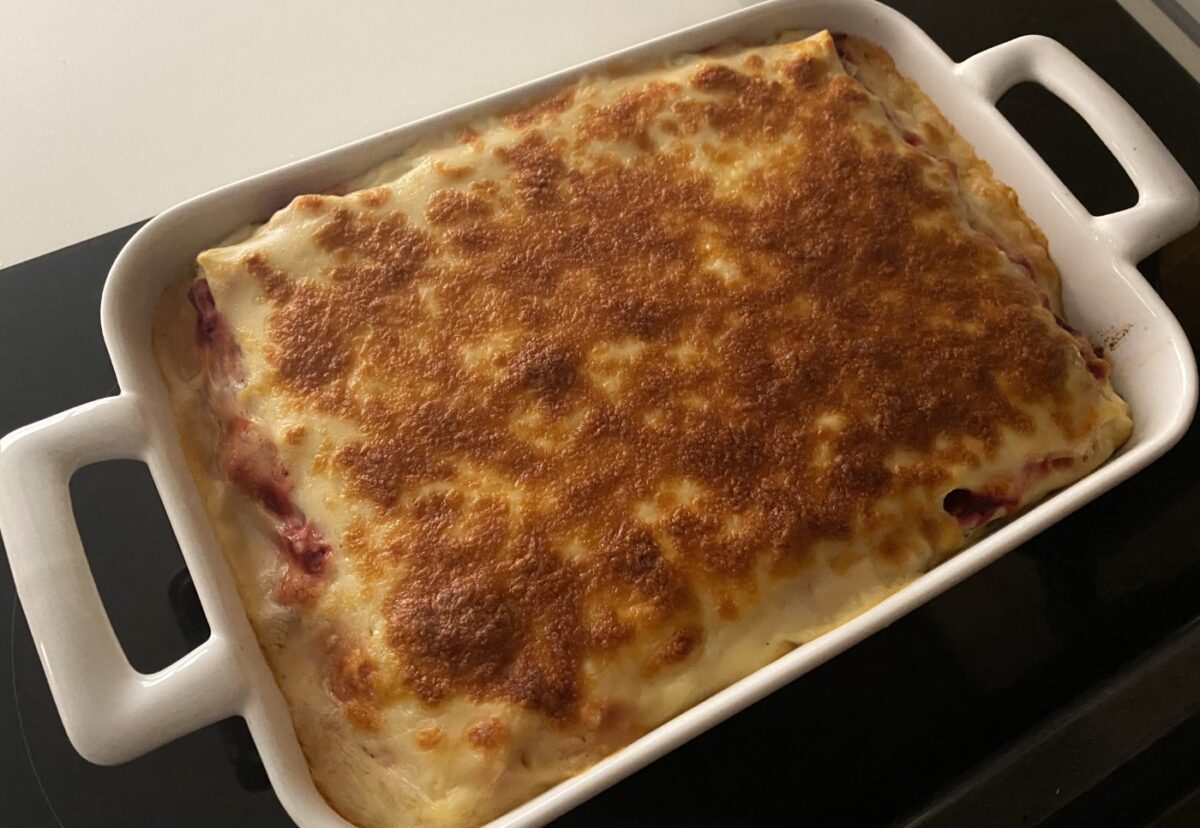 Lasaña arcoíris. Una receta llena de sabor y verduras