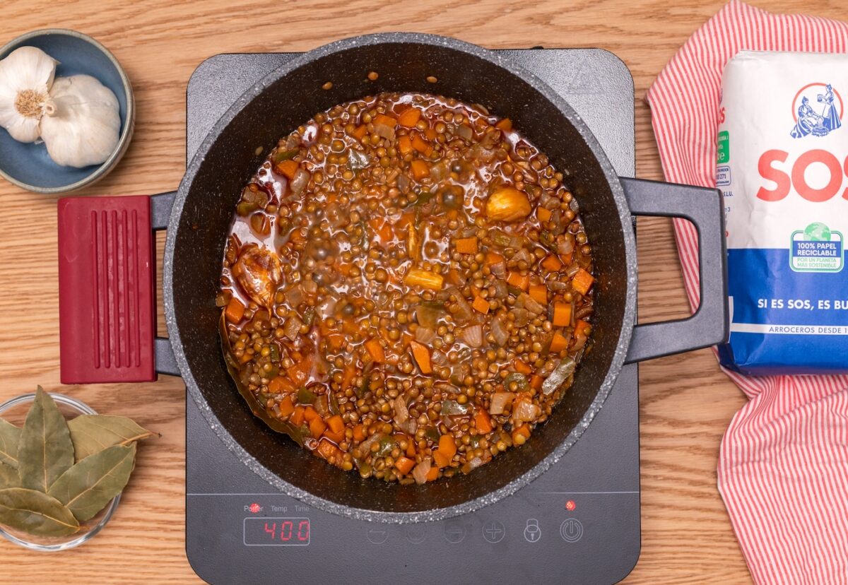 Lentejas con arroz. Una receta perfecta y muy nutritiva