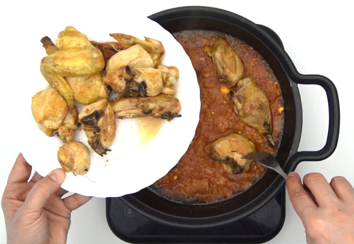 Pollo al batzoki. La receta de la Marquesa de Parabere