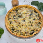 Quiche de verduras y queso. Una rica receta fácil y saludable