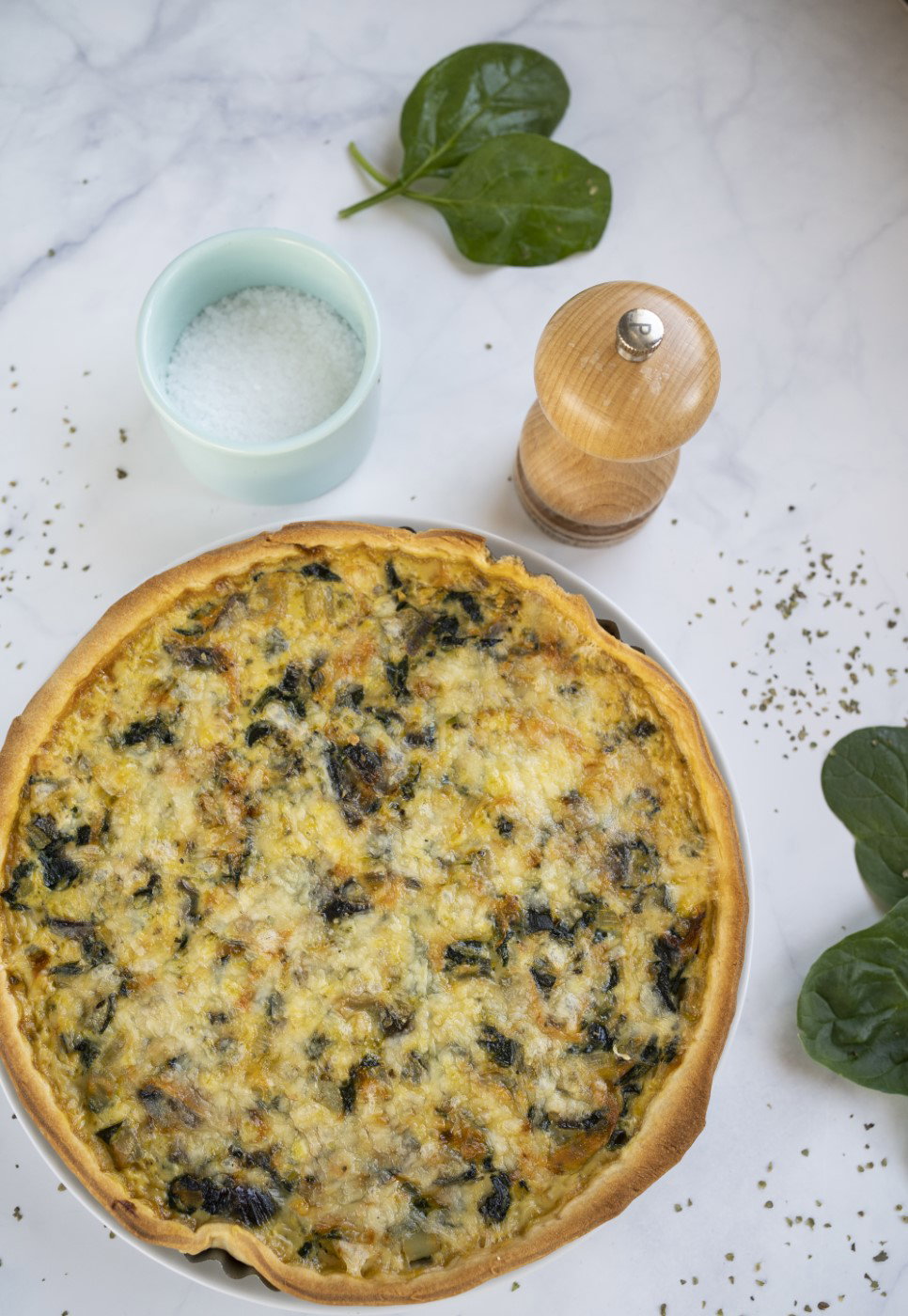 Quiche de verduras y queso. Una rica receta