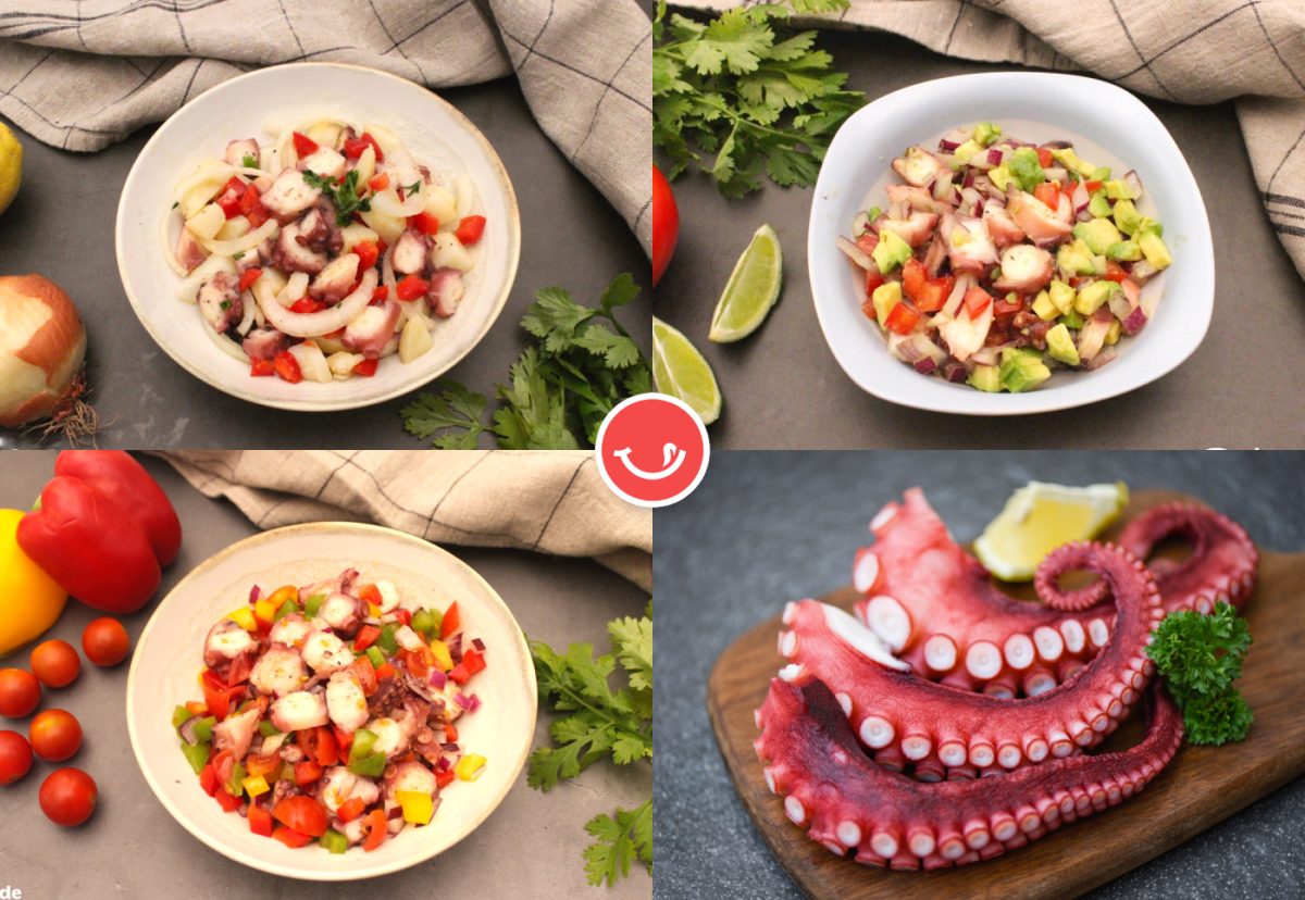 Tres ensaladas de pulpo que debes probar