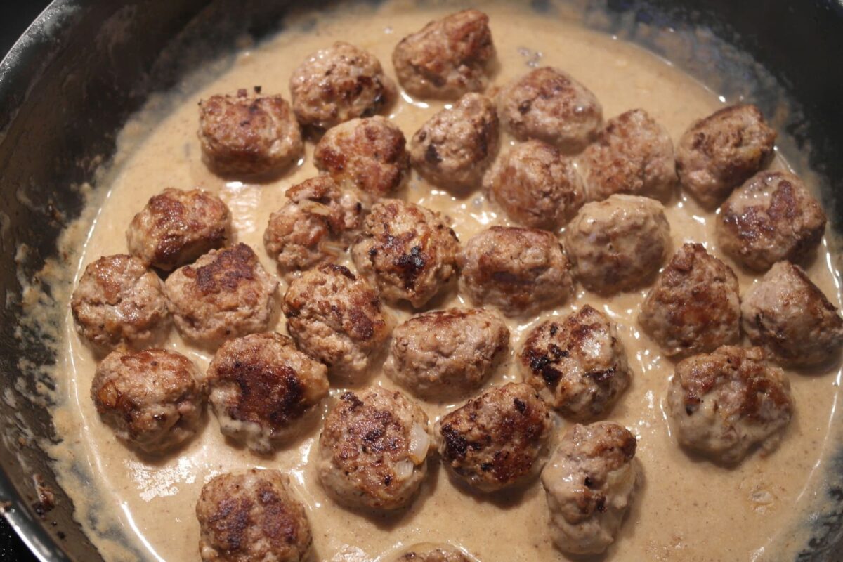 albóndigas al estilo sueco paso 10