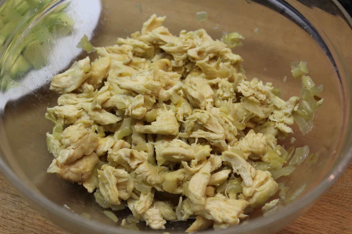 arepas colombianas pollo aguacate y plátano paso 8