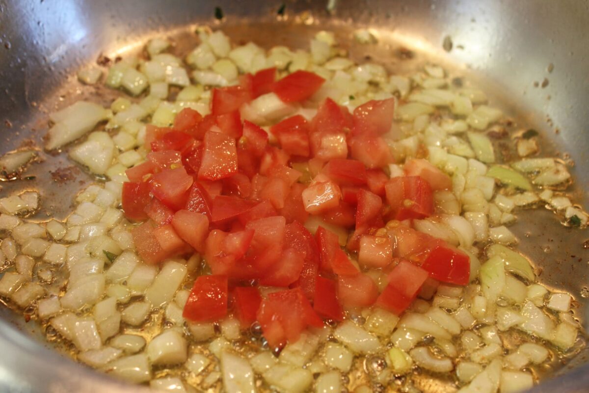 arroz con alcachofas paso 5