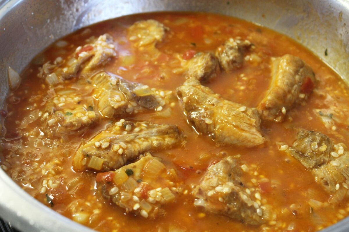 arroz con alcachofas paso 8