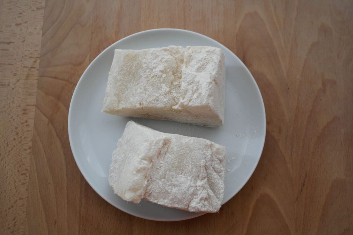 bacalao al azafrán paso 2