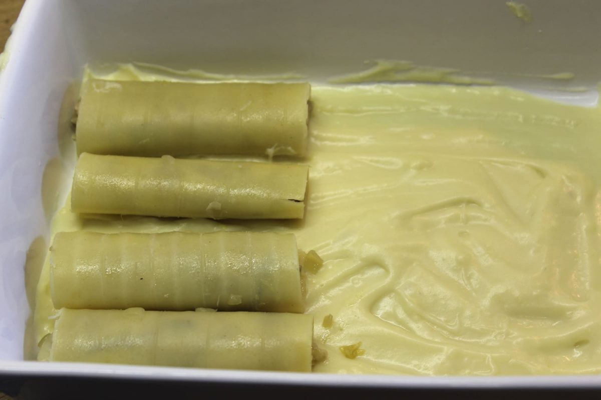 canelones de boletus y panceta paso 12