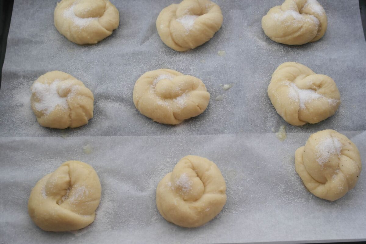 caracolas dulces paso 12