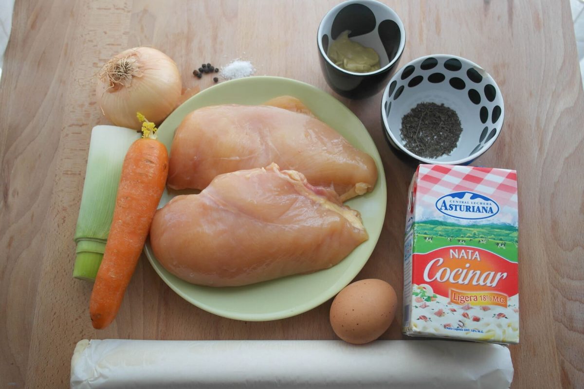 chicken pie paso 1