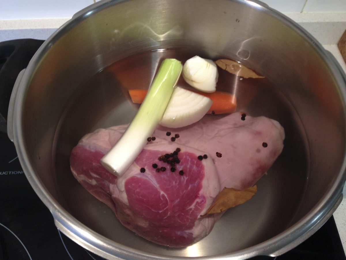 codillo al horno con verduras paso 3