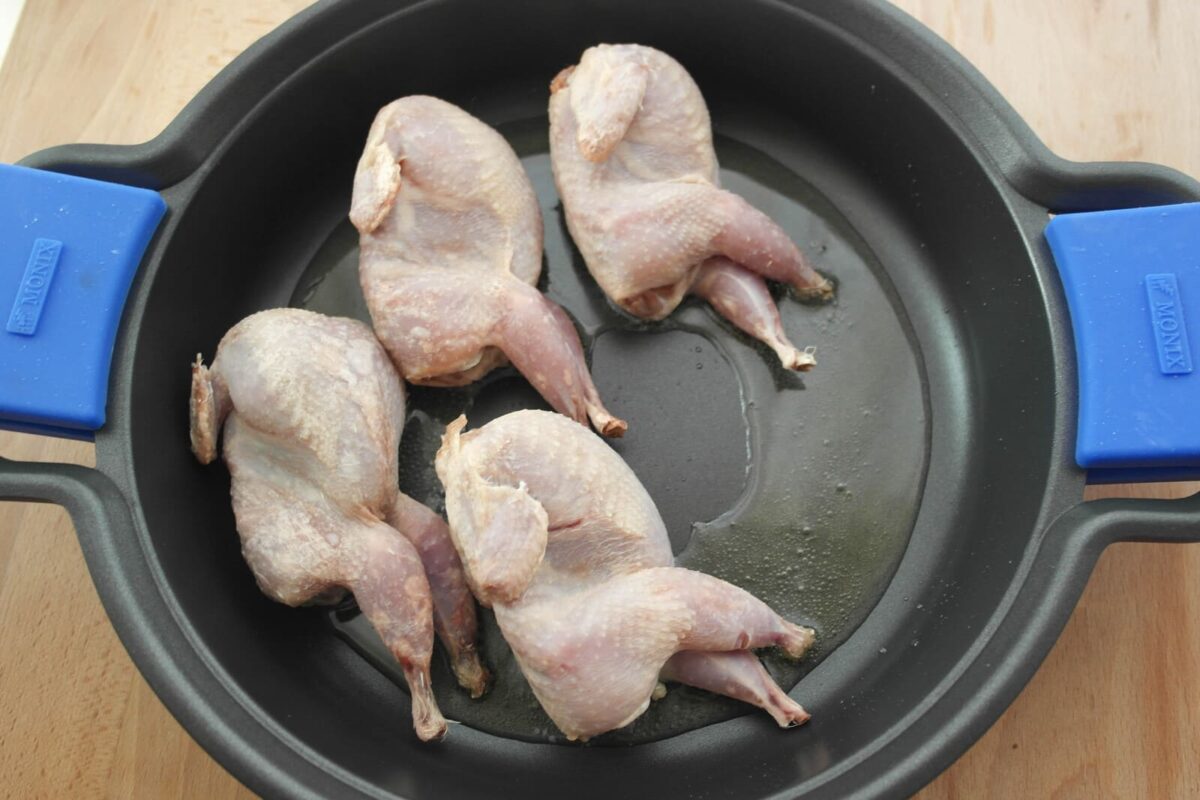 codornices en escabeche paso 2