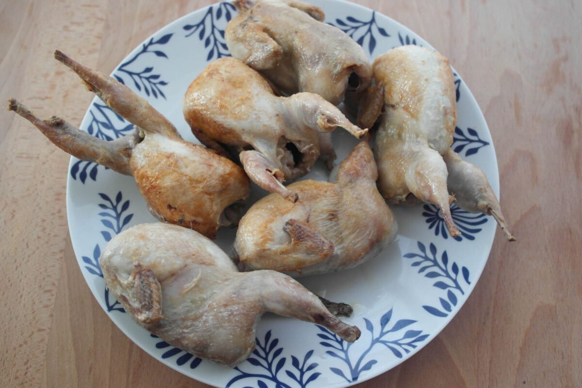 codornices en escabeche paso 3