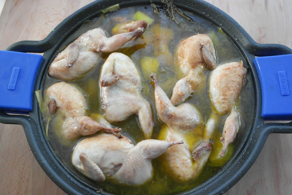 codornices en escabeche paso 6