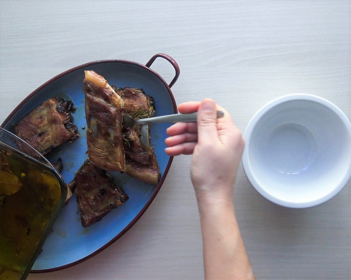 costillas asadas paso 7