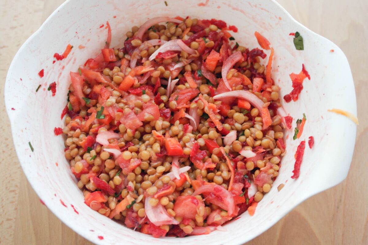 ensalada de lentejas paso 10