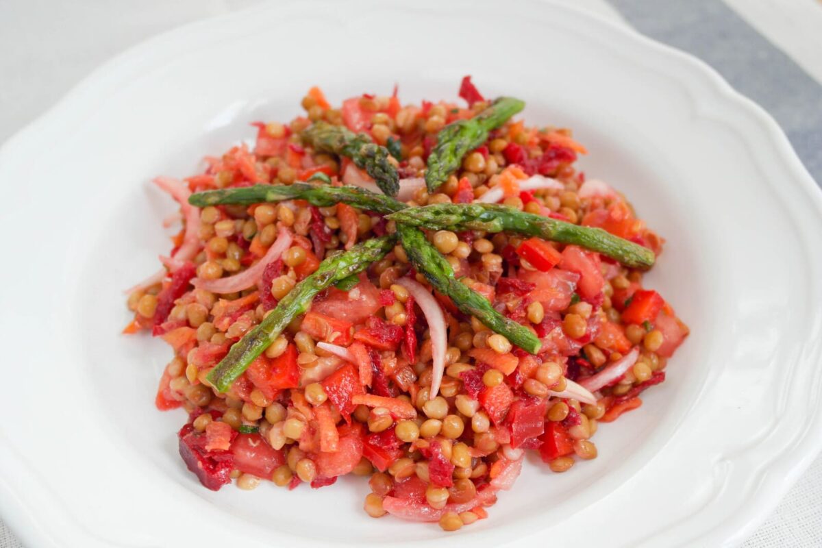 ensalada de lentejas paso 11