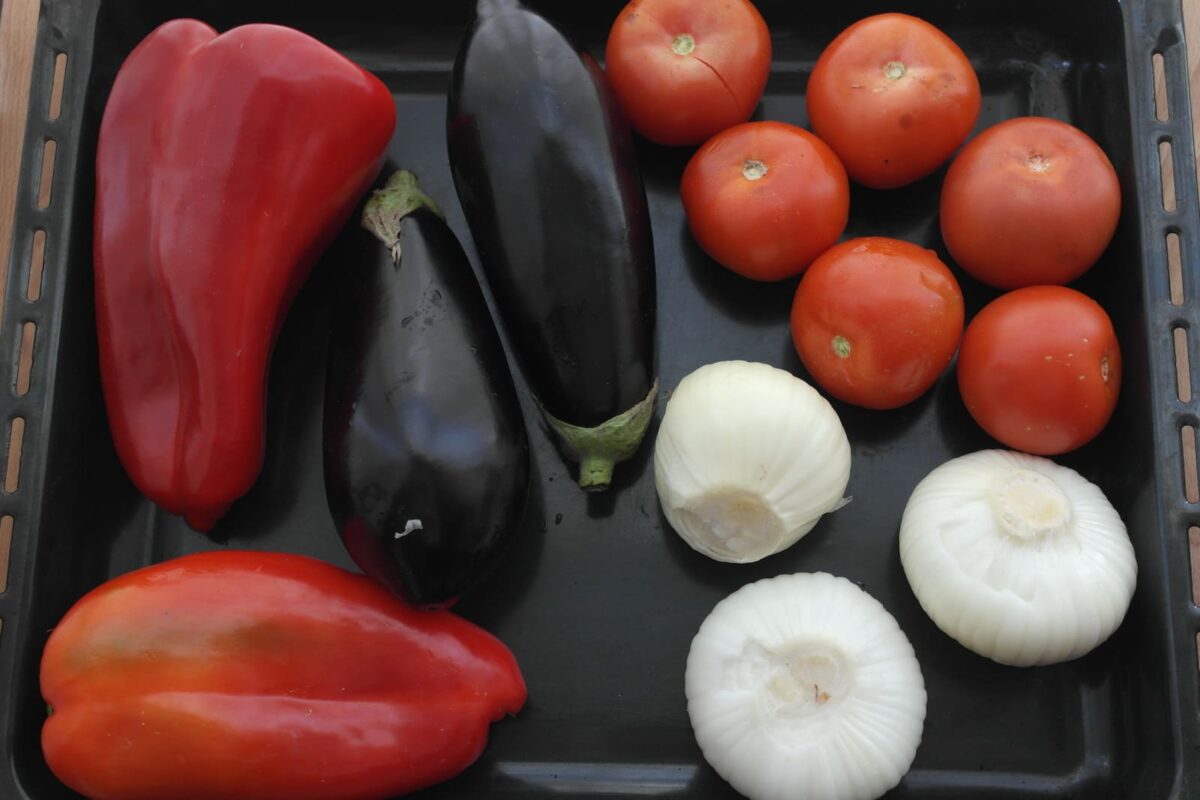 escalivada de verduras asadas paso 2