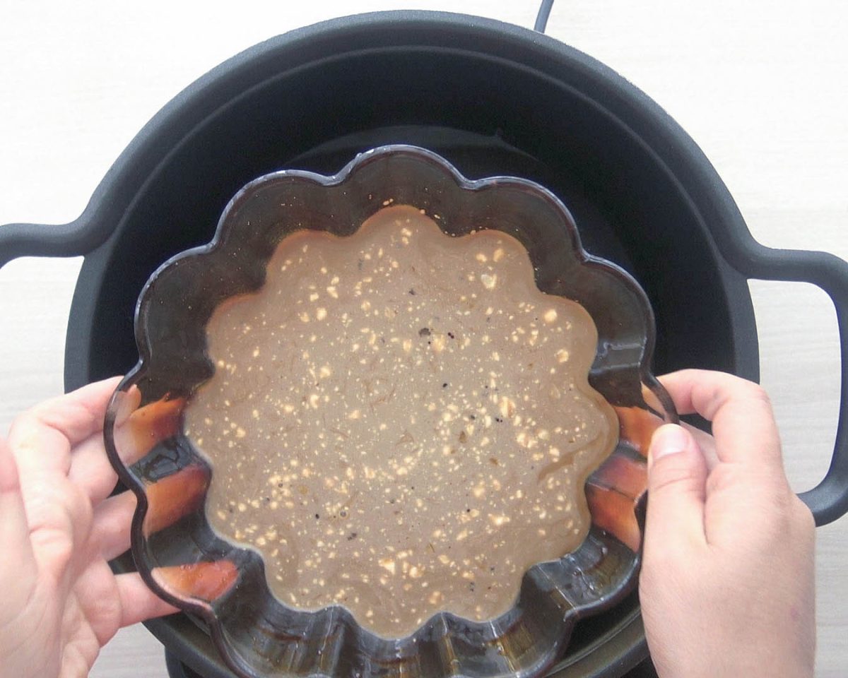 flan de café paso 10