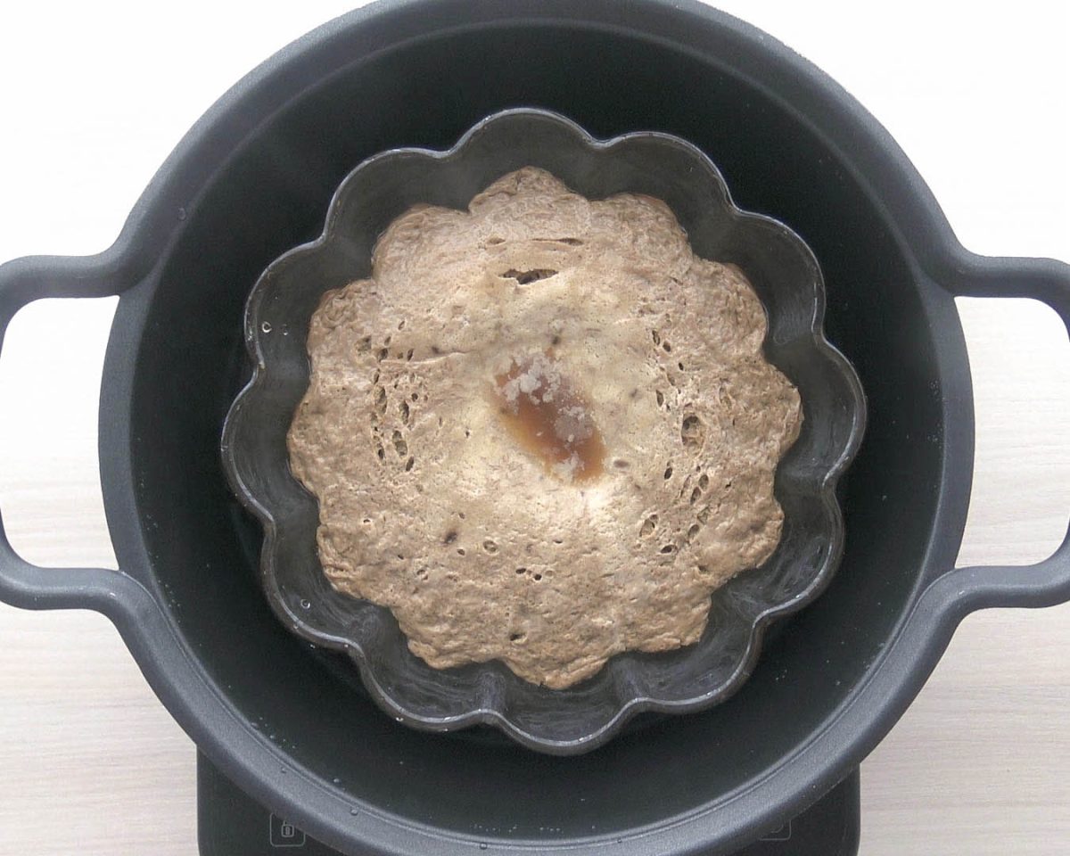flan de café paso 13