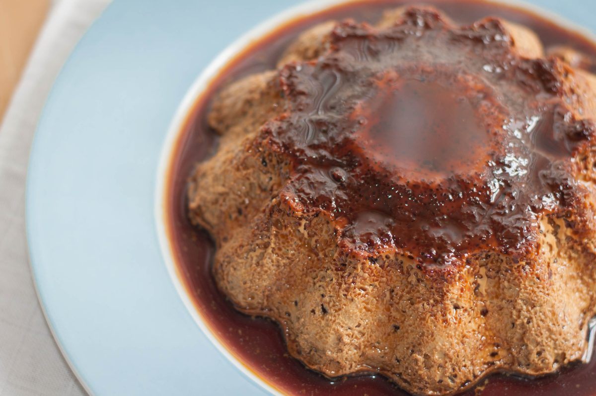 flan de café paso 14