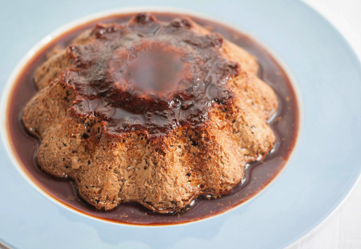 flan de café paso 15
