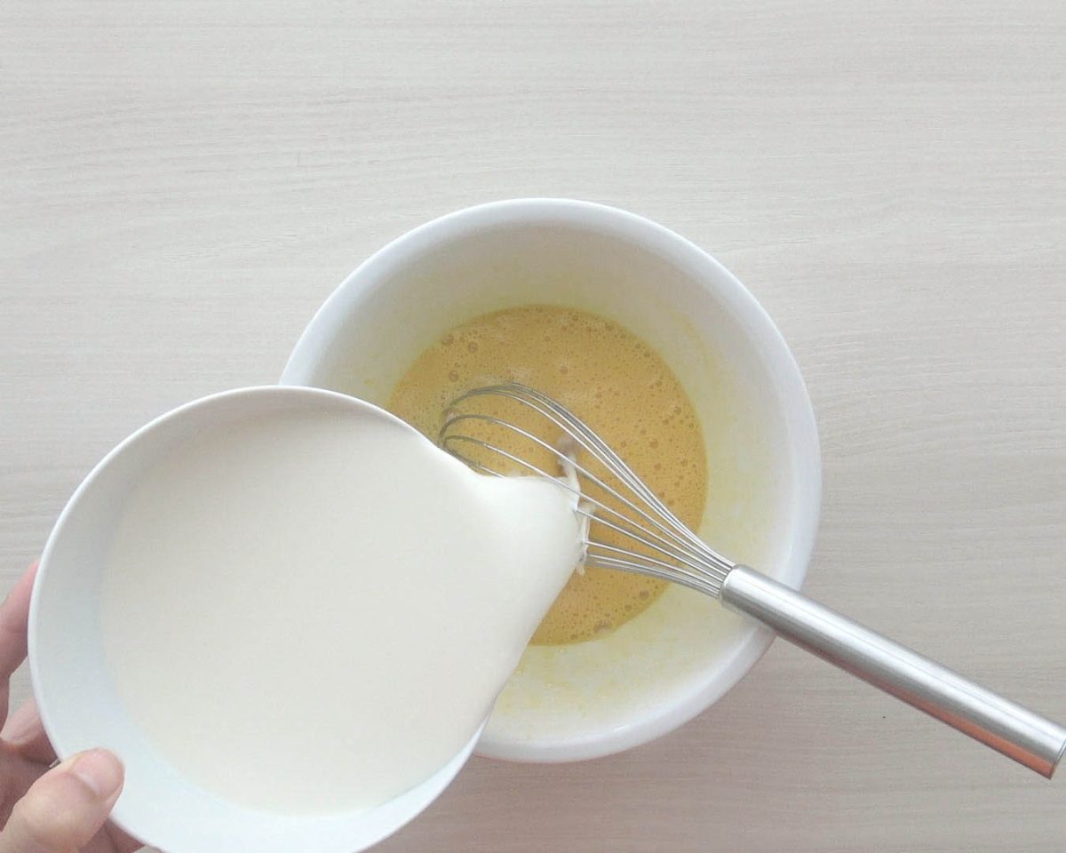 flan de café paso 5