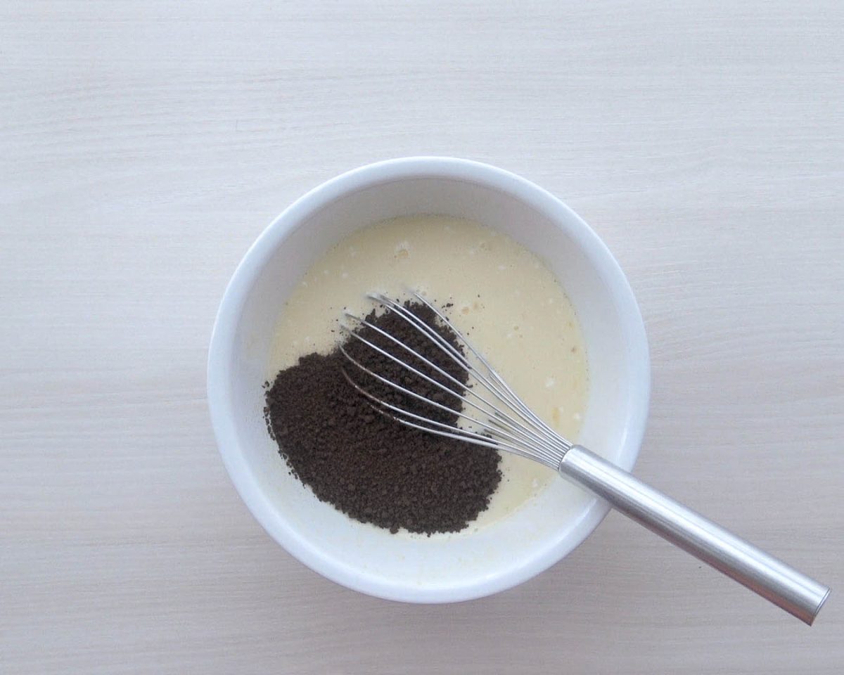 flan de café paso 7