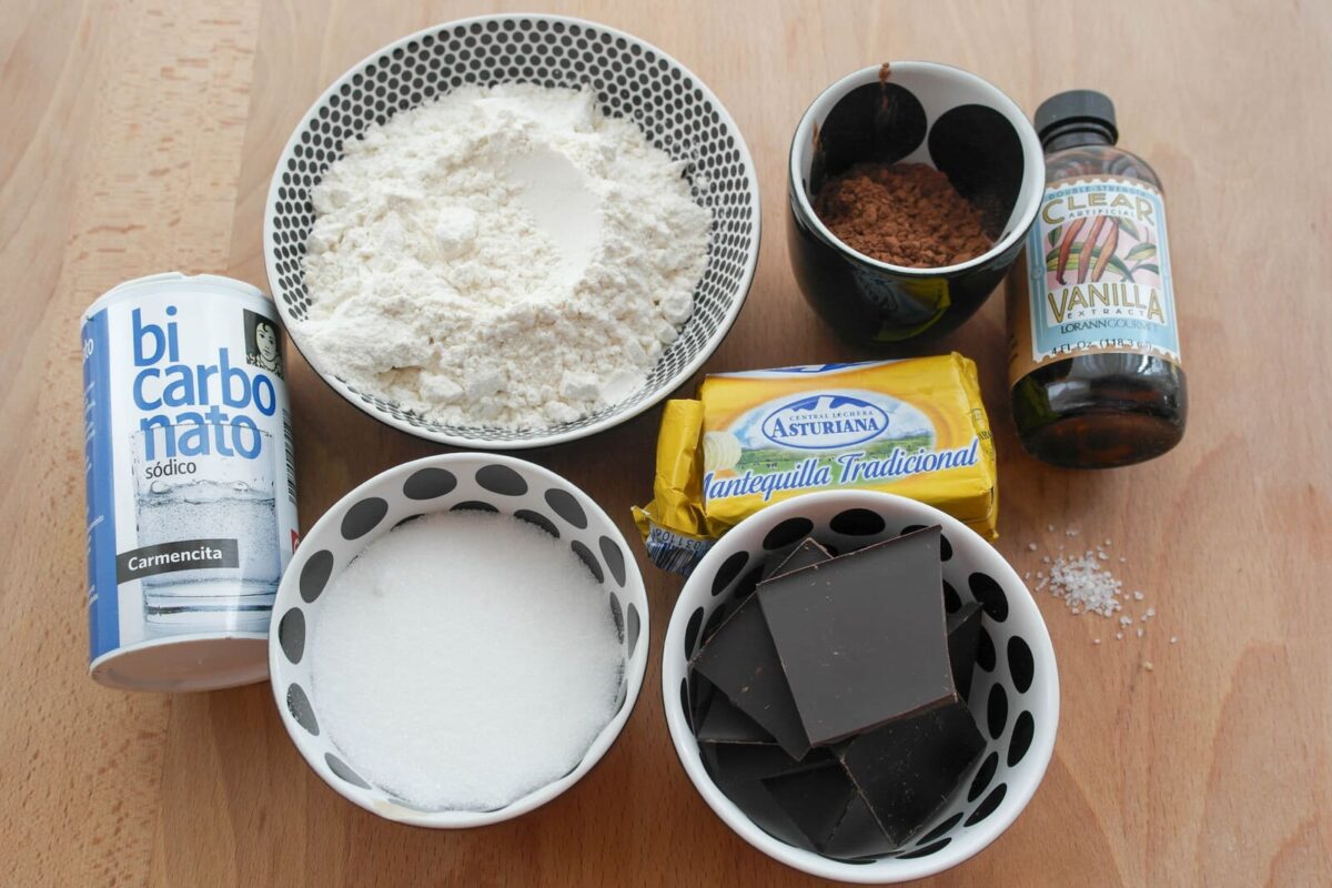galletas sablé de chocolate paso 1