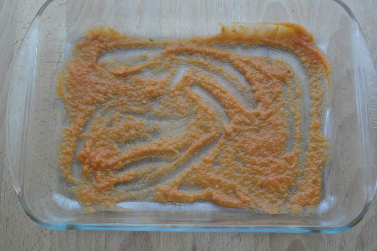 lasaña de bacalao y langostinos paso 20