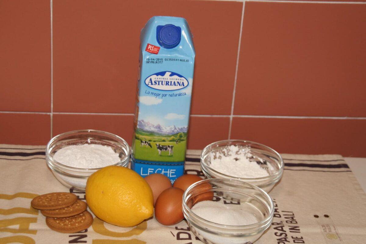 mousse de limón paso 1