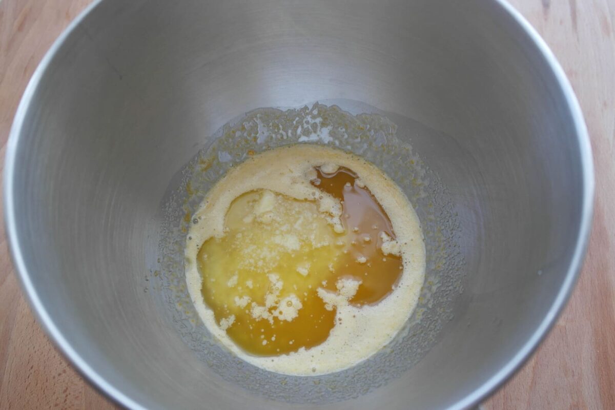 muffins de frambuesas y yogurt paso 2